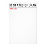 United States of Uranus  Stationery