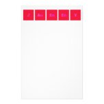jazzy  Stationery
