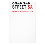 Shannan Street  Stationery