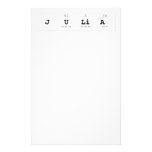 JULIA  Stationery