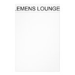 Gentlemens Lounge  Stationery