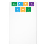 Thank
  You  Stationery