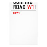 Surfing Road  Stationery