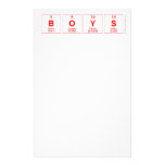 boys  Stationery