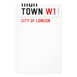 HIGH TOWN  Stationery