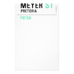 Meyer  Stationery