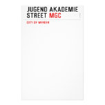 jugend akademie Street  Stationery