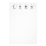 Tobias  Stationery