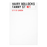 hairy bollocks fanny st  Stationery