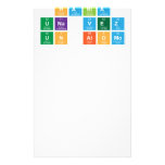 HABIA 
 UNA VEZ
 UN ATOMO  Stationery