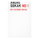 ANDRE SOKAK  Stationery