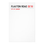  Flaxton road  Stationery