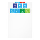 Mr
 RANITA 
 Azul  Stationery