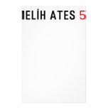 MELİH ATES  Stationery