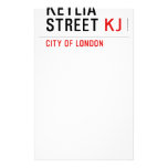 Keylia Street  Stationery