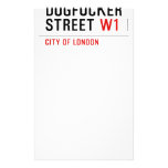 DOGFUCKER STREET  Stationery