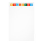chemistry
   Stationery