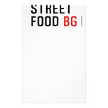Street Food  Stationery