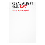 ROYAL ALBERT HALL  Stationery
