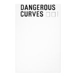 DANGEROUS  CURVES 😉  Stationery