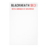 blackheath  Stationery