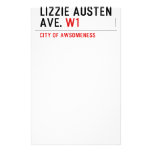 Lizzie Austen Ave.  Stationery