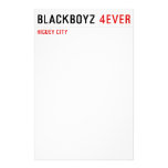 Blackboyz  Stationery
