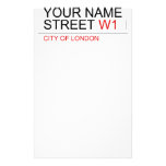 Your Name Street  Stationery