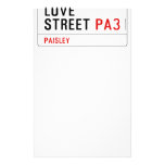 LOVE Street  Stationery