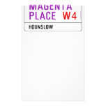 Magenta Place   Stationery