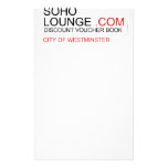 Soho Lounge  Stationery