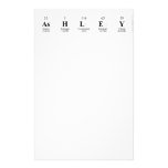 ASHLEY  Stationery