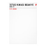 FESTUS KWASI BOAKYE   Stationery