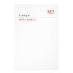 I LOVE MONiCA.SY  Stationery