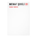 menaf Şekİlİ  Stationery