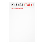 khansa  Stationery
