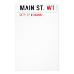 Main St.  Stationery