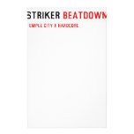 STRIKER  Stationery