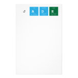 Jade  Stationery
