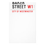 Baker Street  Stationery