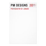 PM Designs   Stationery