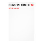 Hussein ahmed  Stationery