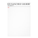 tyrique sanchez gilbert   Stationery