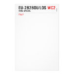EU-2828OU/LOS  Stationery