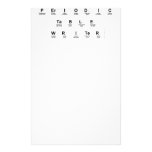 Periodic
 Table
 Writer  Stationery