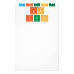 Science
 is
 fun  Stationery