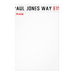 Paul Jones Way  Stationery