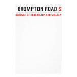 Old Brompton Road  Stationery