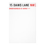 115 Daws LANE  Stationery