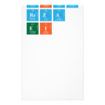 VIDA
 REZA
 EI  Stationery